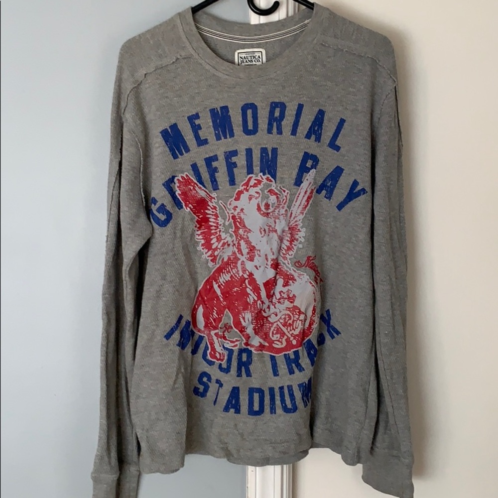 Men’s Nautical thermal shirt. Sz M